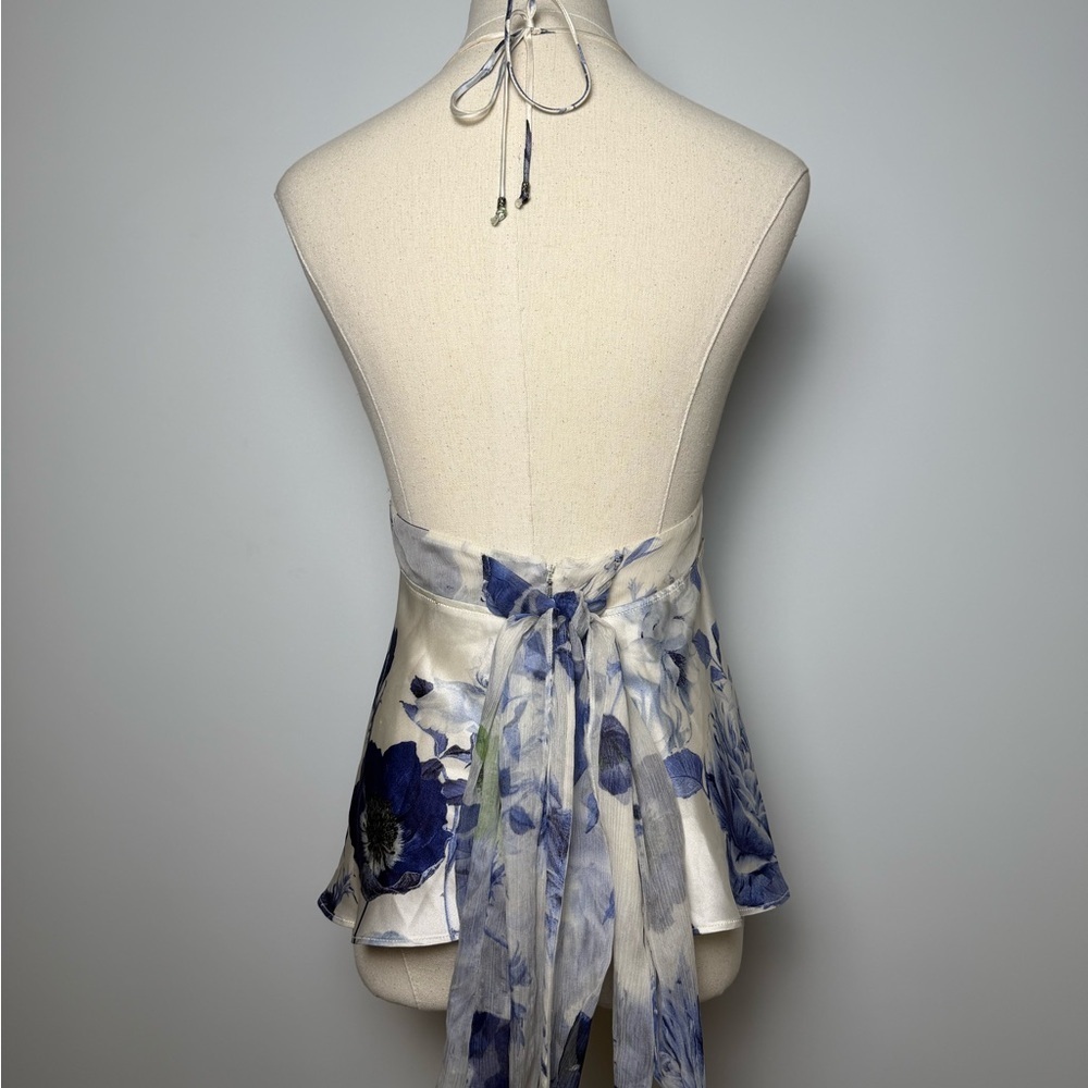 Roberto Cavalli Vintage 2005 Silk Floral Top – Size 42 - Picture 11 of 16